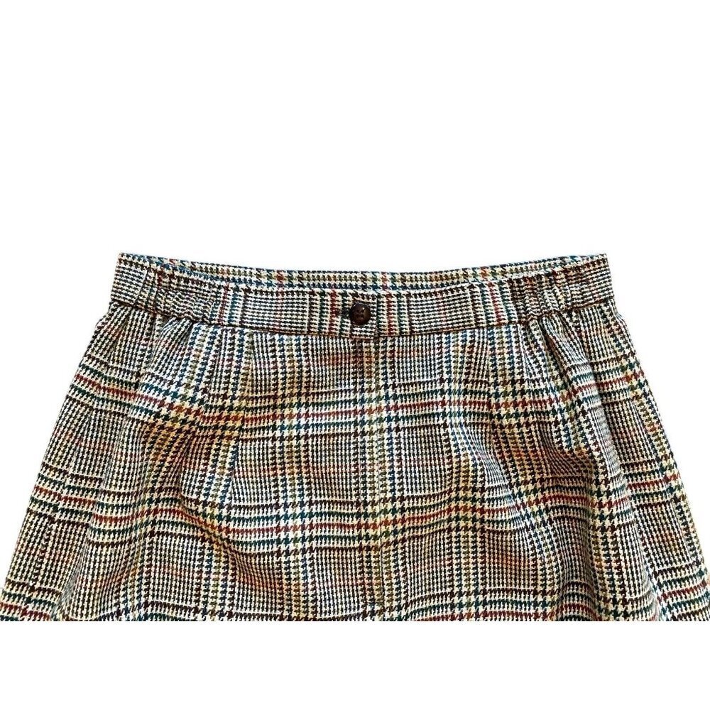 Worthington‎ Womens Plaid Long Pencil Skirt Wool Blend Career School Size 12 - Picture 3 of 6
